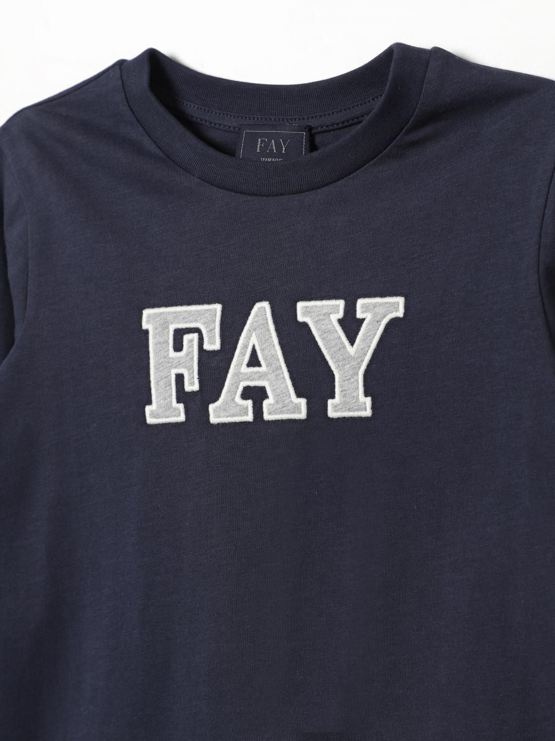 FAY JUNIOR T-SHIRT: T-shirt kinder Fay Junior, Blau - Img 3