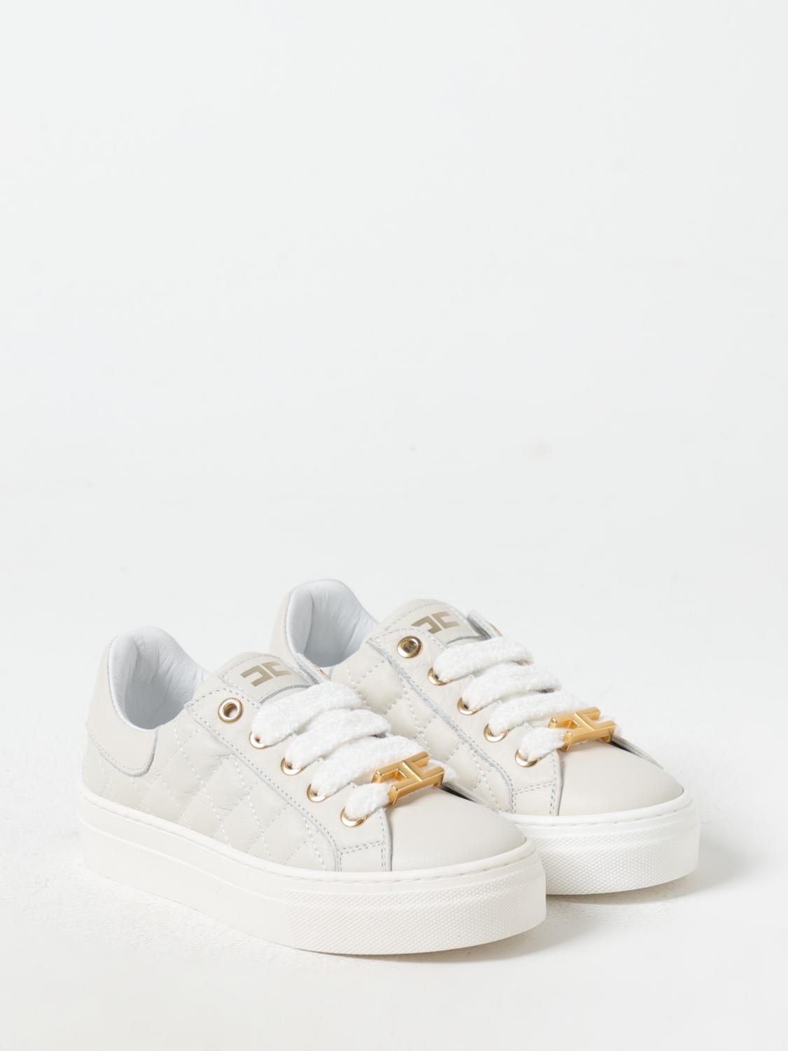 ELISABETTA FRANCHI LA MIA BAMBINA SNEAKERS: Sneakers kinder Elisabetta Franchi La Mia Bambina, Yellow Cream - Img 2