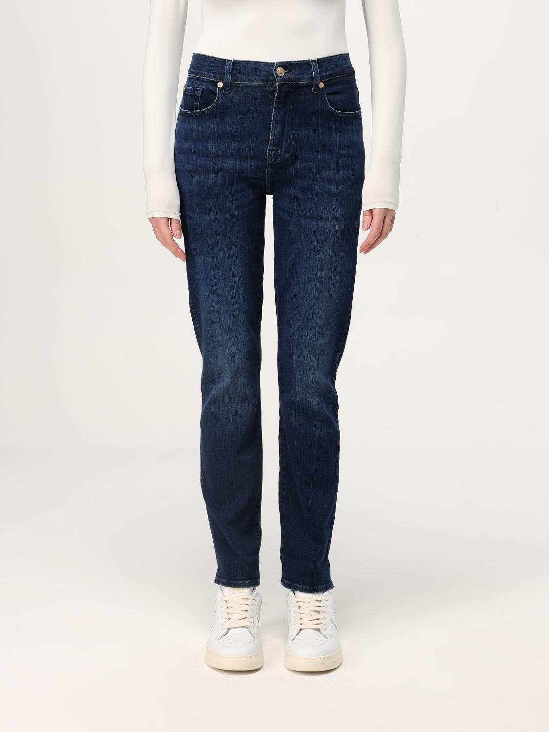 7 FOR ALL MANKIND JEANS: Jeans woman 7 For All Mankind, Blue - Img 1