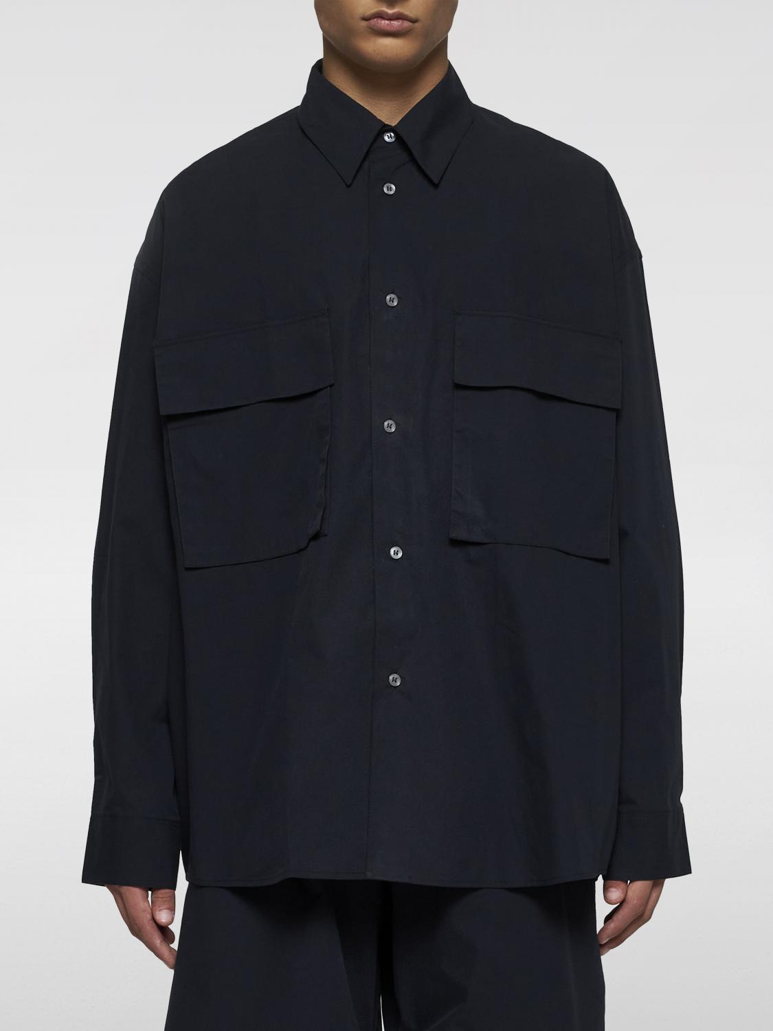 STUDIO NICHOLSON SHIRT: Shirt men Studio Nicholson, Black - Img 1