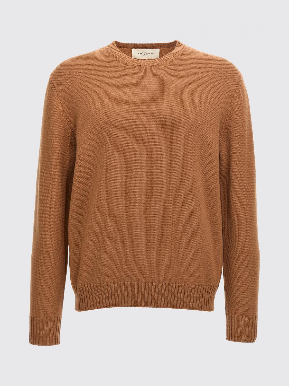 BALLANTYNE SWEATER: Sweater men Ballantyne, Brown - Img 1