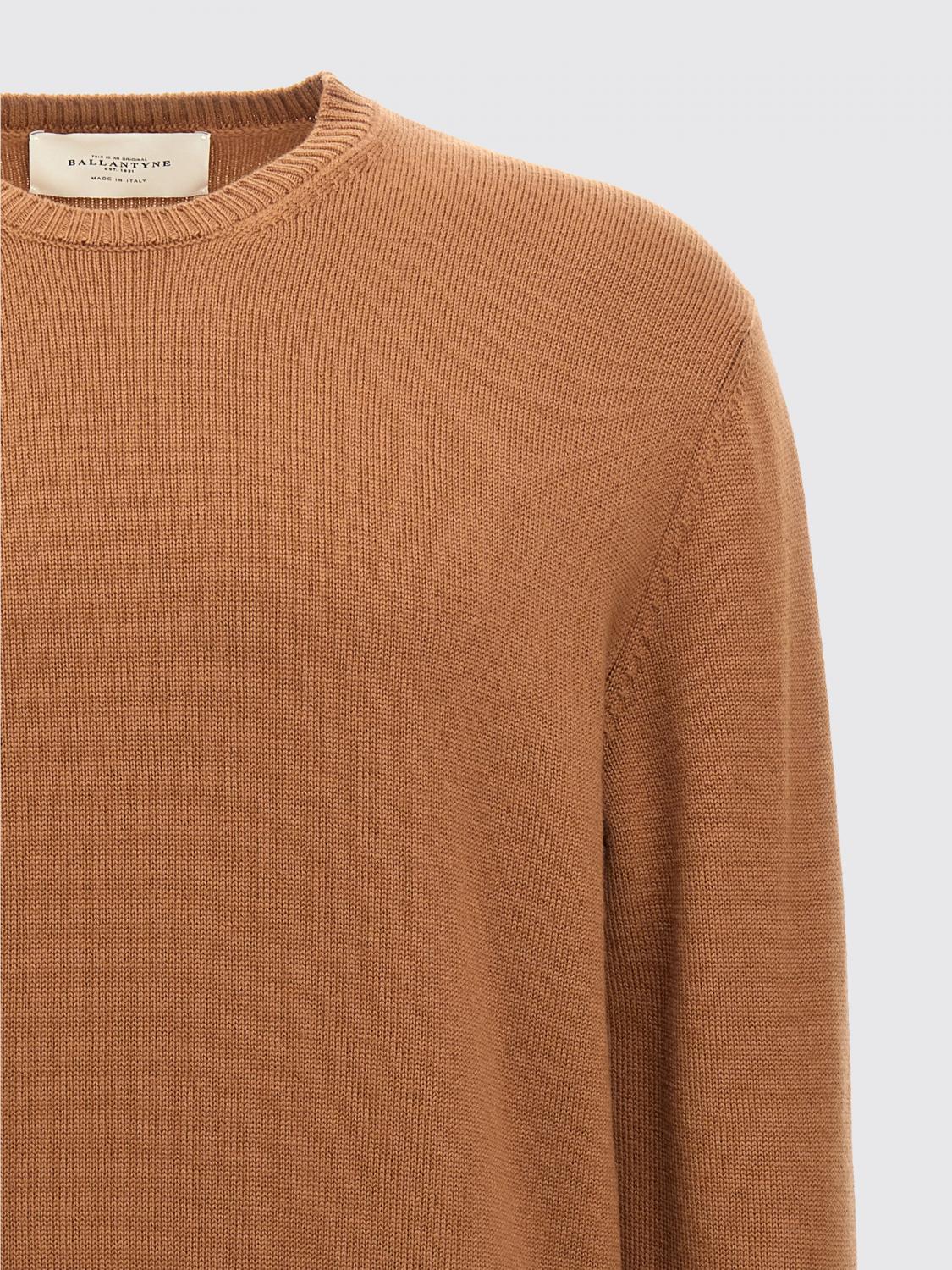 BALLANTYNE SWEATER: Sweater men Ballantyne, Brown - Img 3