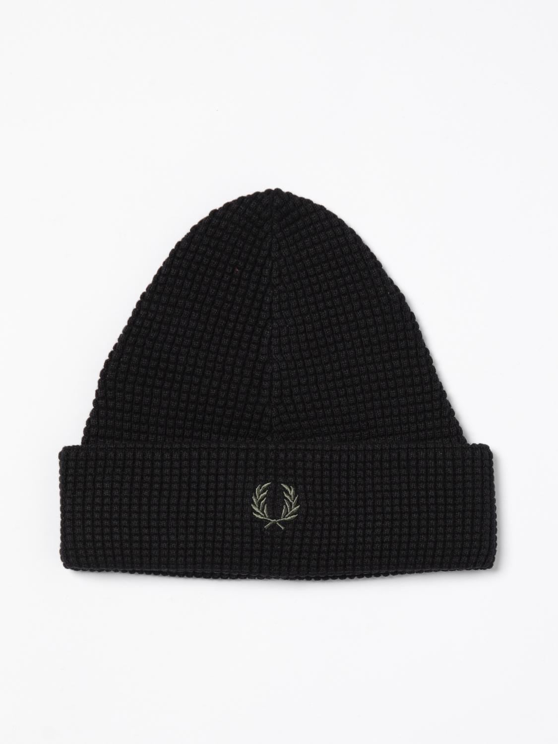 Giglio Cappello Fred Perry in cotone a nido d'ape con logo ricamato