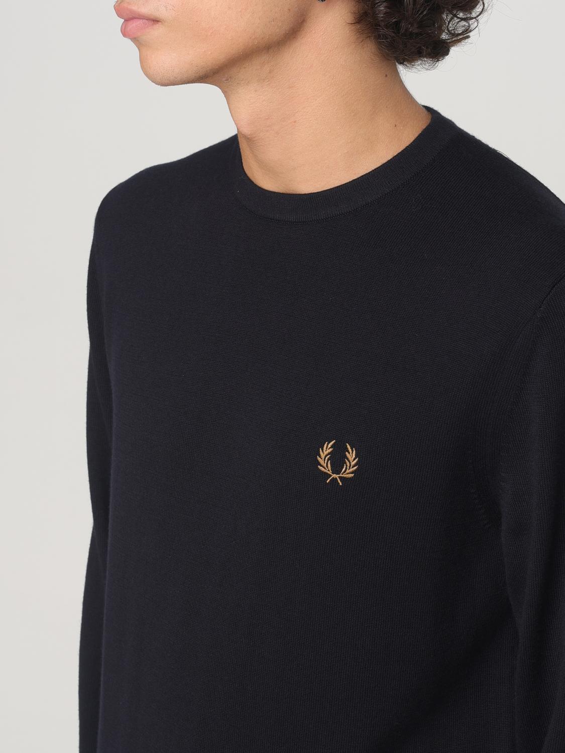 FRED PERRY SWEATER: Sweater men Fred Perry, Blue - Img 3