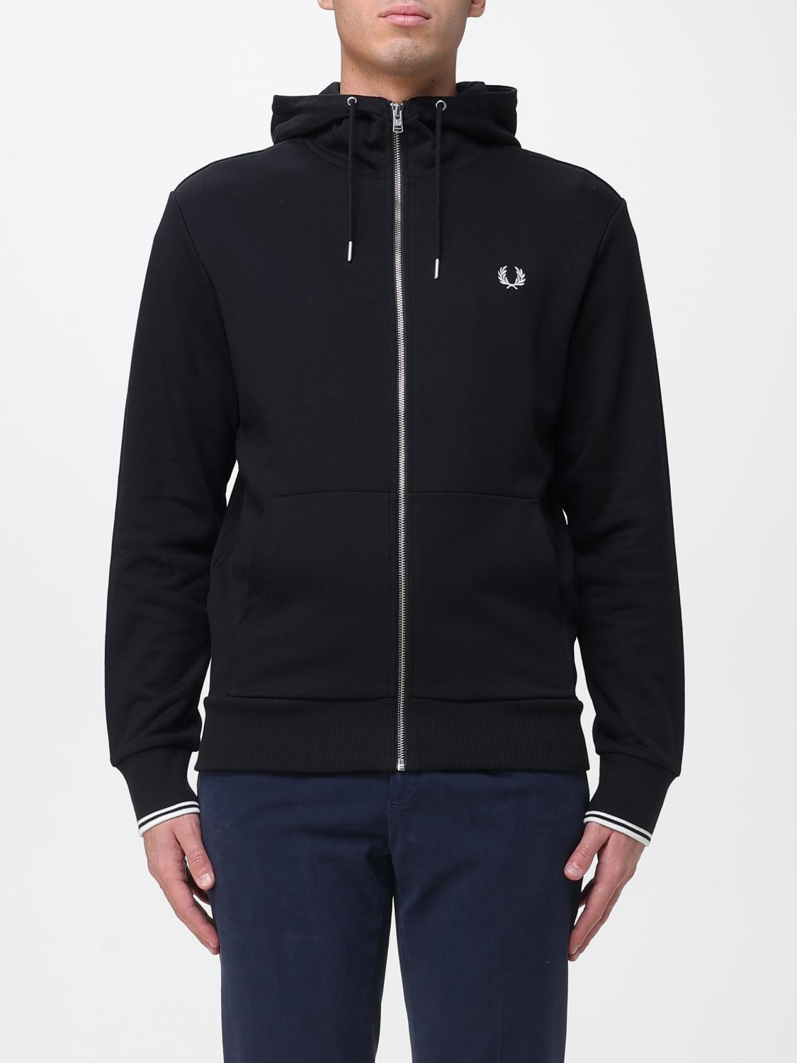 FRED PERRY SWEATSHIRT: Pull homme Fred Perry, Noir - Img 1