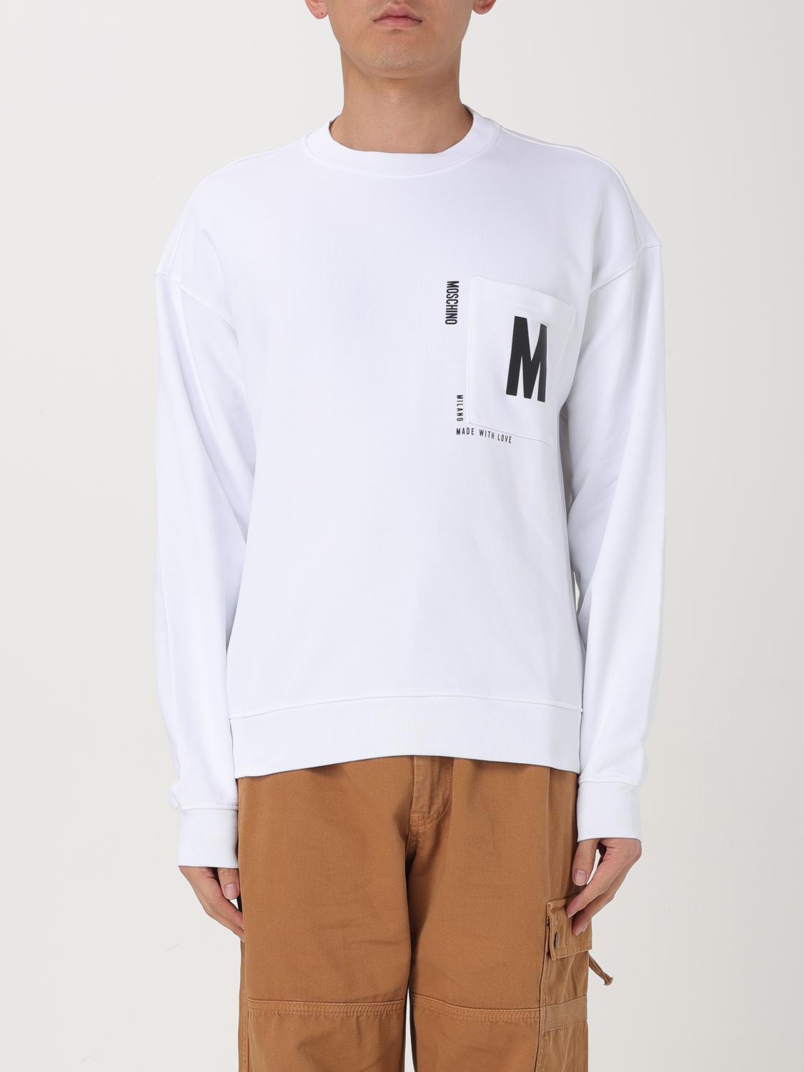 MOSCHINO COUTURE SWEATSHIRT: Pullover herren Moschino Couture, Weiß - Img 1