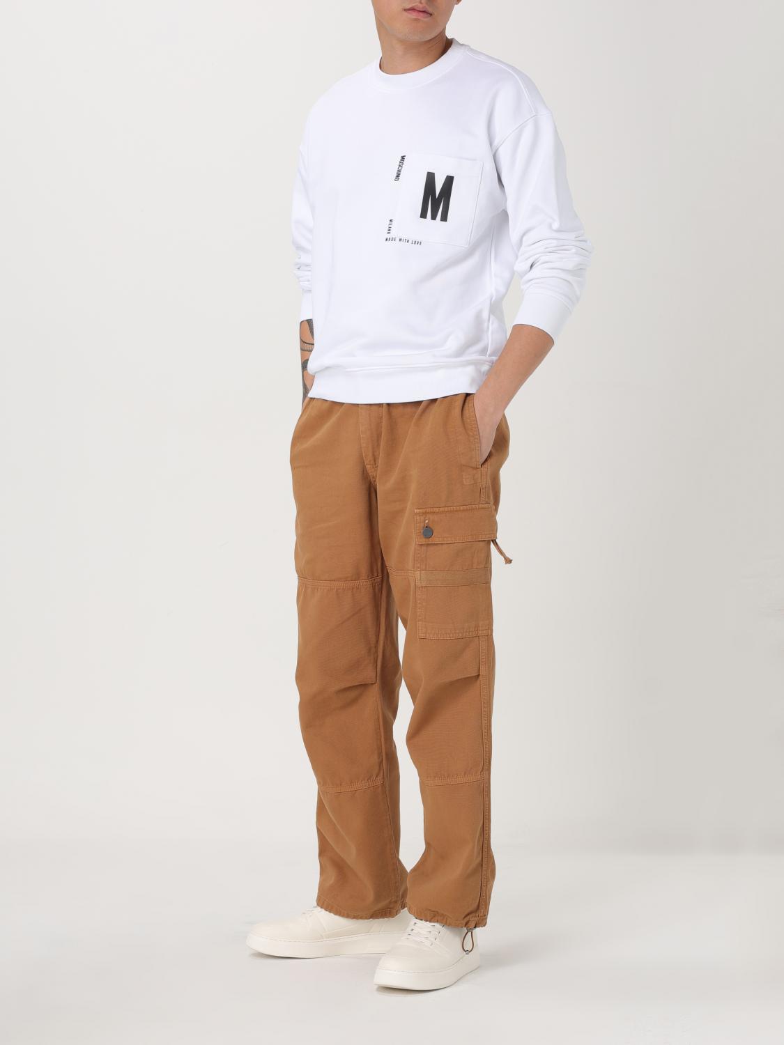 MOSCHINO COUTURE SUDADERA: Jersey hombre Moschino Couture, Blanco - Img 2