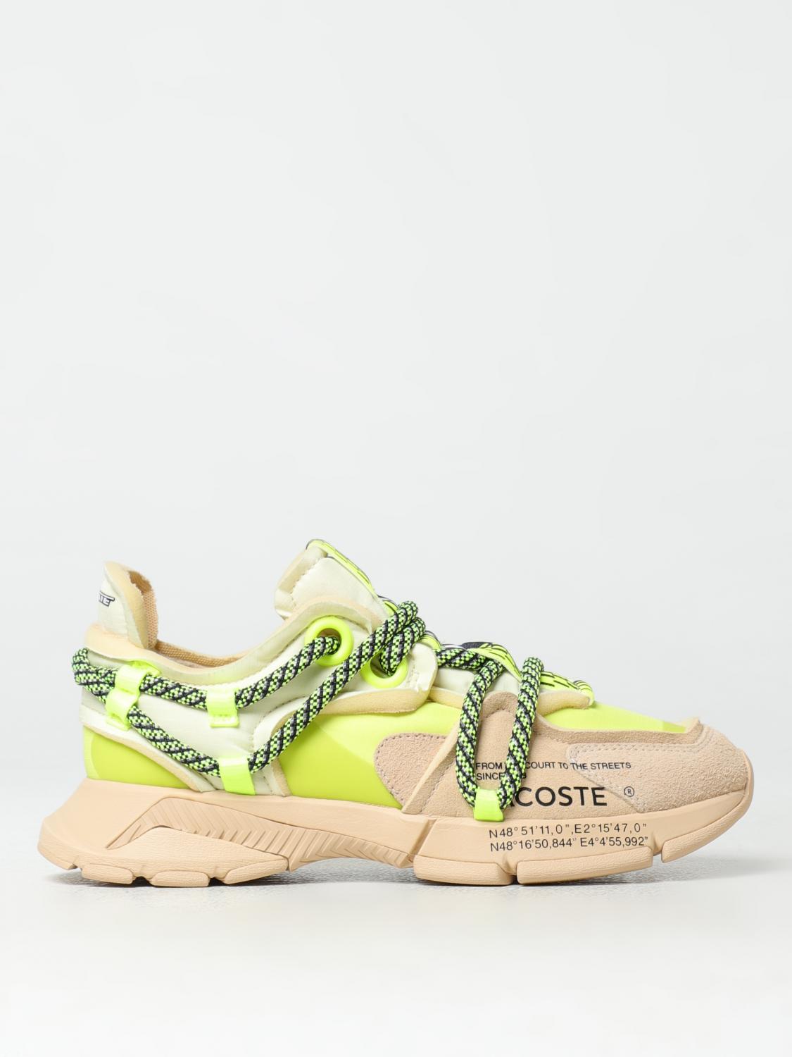 Giglio Sneakers L003 Active Lacoste in camoscio e gomma