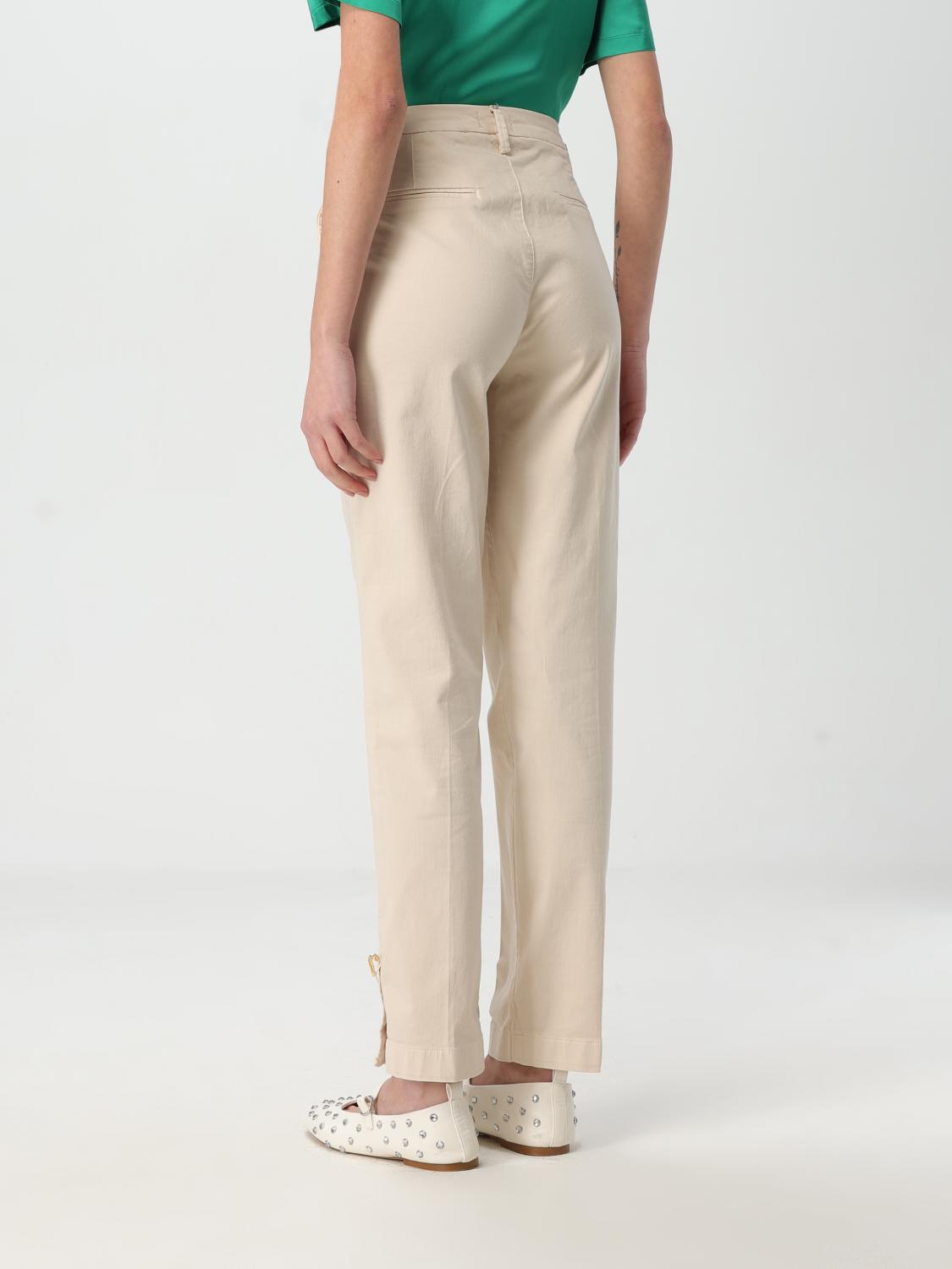 LIU JO PANTS: Pants woman Liu Jo, Beige - Img 2