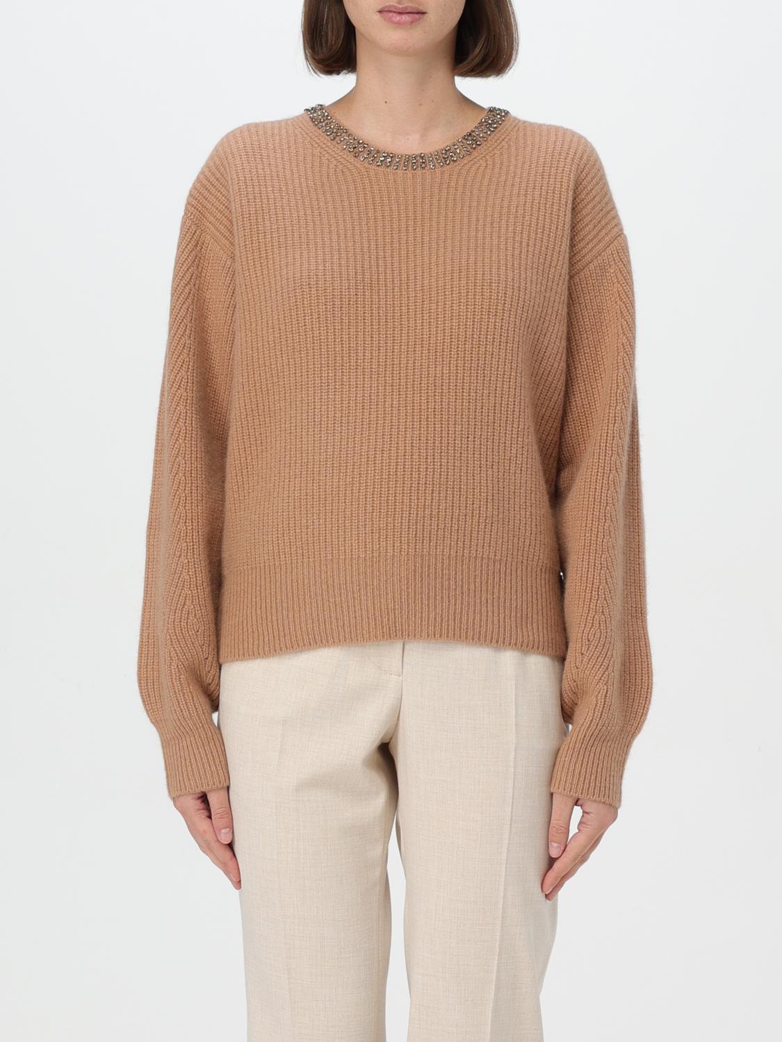 LIU JO SWEATER: Sweater woman Liu Jo, Camel - Img 1