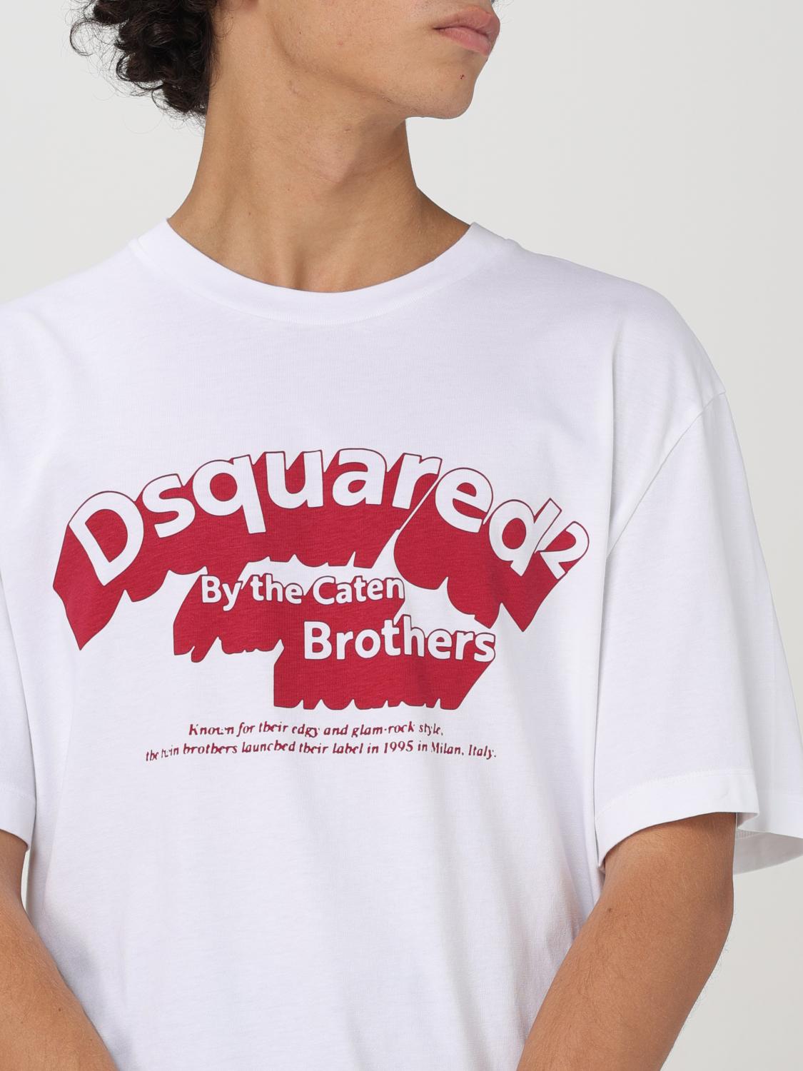 DSQUARED2 T-SHIRT: T-shirt men Dsquared2, White - Img 3