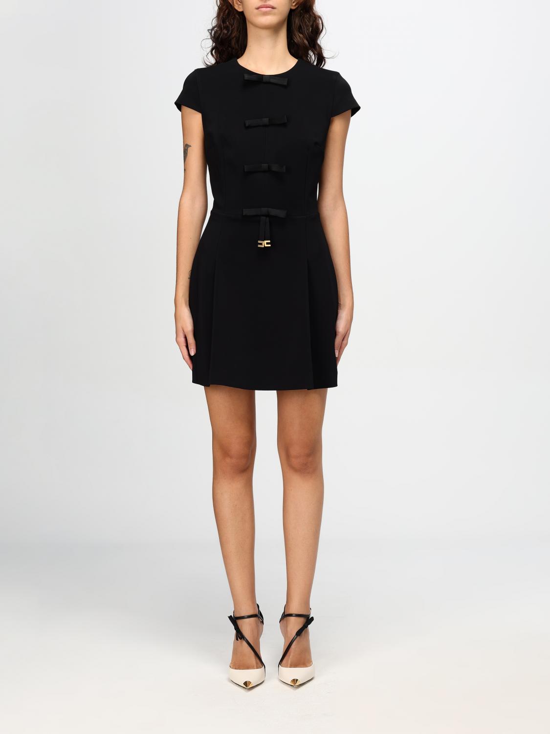 ELISABETTA FRANCHI DRESS: Dress woman Elisabetta Franchi, Black - Img 1