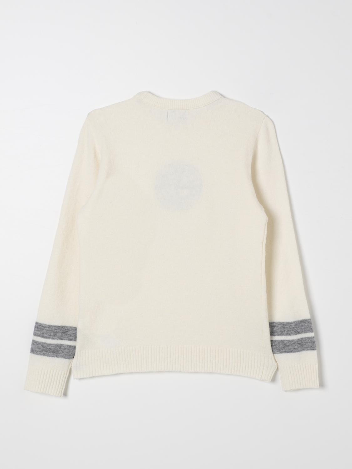 STONE ISLAND JUNIOR SWEATER: Sweater kids Stone Island Junior, White - Img 2