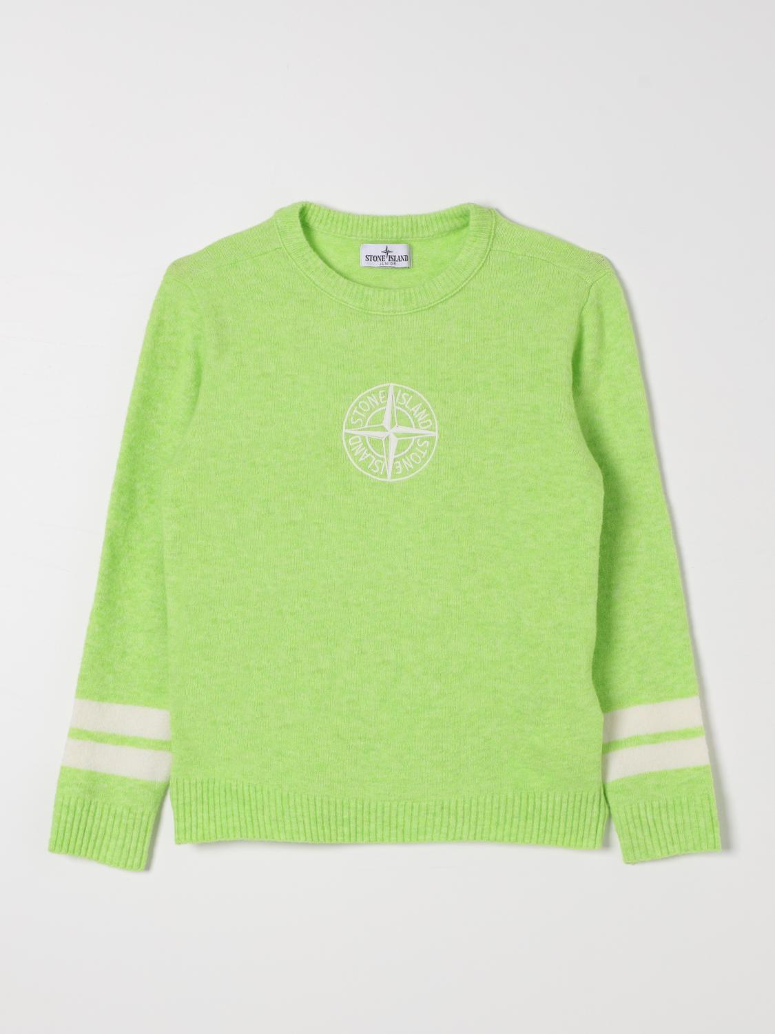 STONE ISLAND JUNIOR SWEATER: Sweater kids Stone Island Junior, Yellow - Img 1