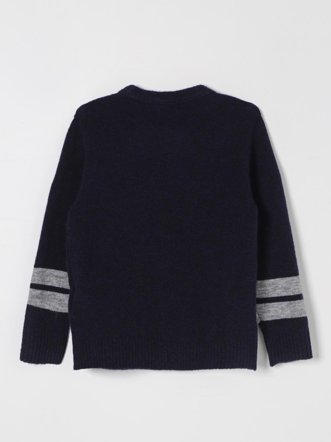 STONE ISLAND JUNIOR SWEATER: Sweater kids Stone Island Junior, Blue - Img 2