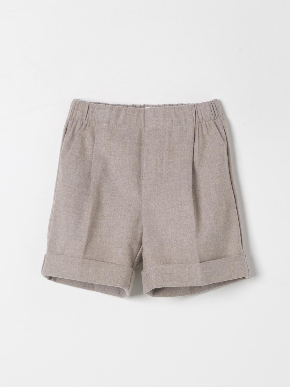 IL GUFO SHORTS: Pants kids Il Gufo, Brown - Img 1