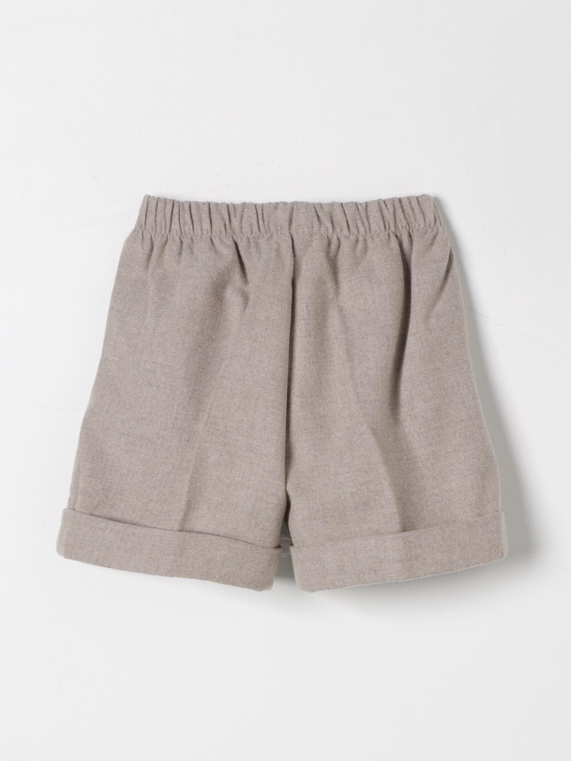 IL GUFO SHORTS: Pants kids Il Gufo, Brown - Img 2