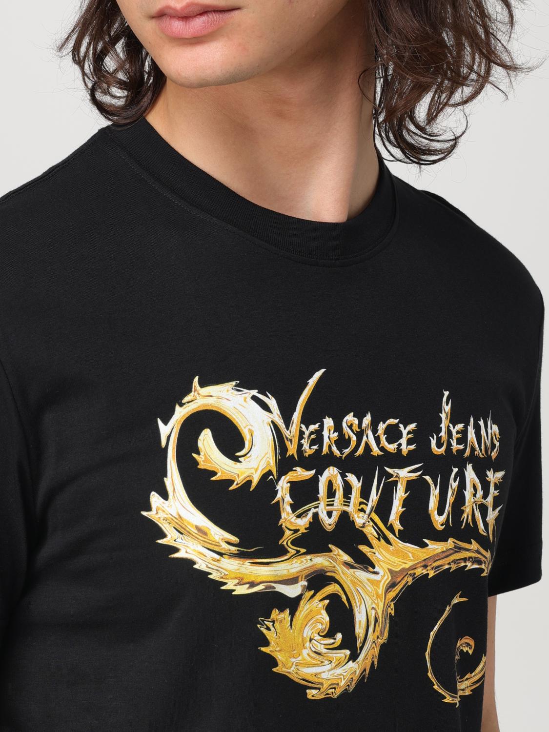 VERSACE JEANS COUTURE CAMISETA: Camiseta hombre Versace Jeans Couture, Negro - Img 3