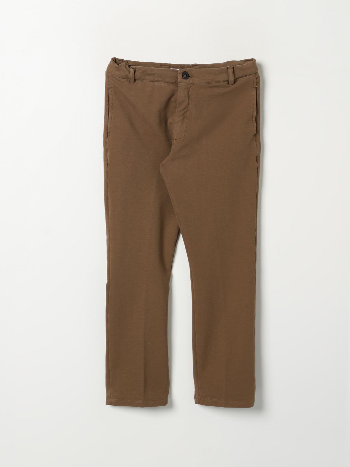 PAOLO PECORA PANTS: Pants kids Paolo Pecora, Brown - Img 1