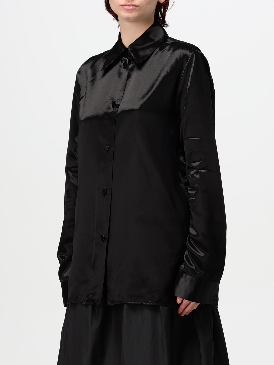 JIL SANDER CAMICIA: Camicia Jil Sander in raso , Nero - Img 4