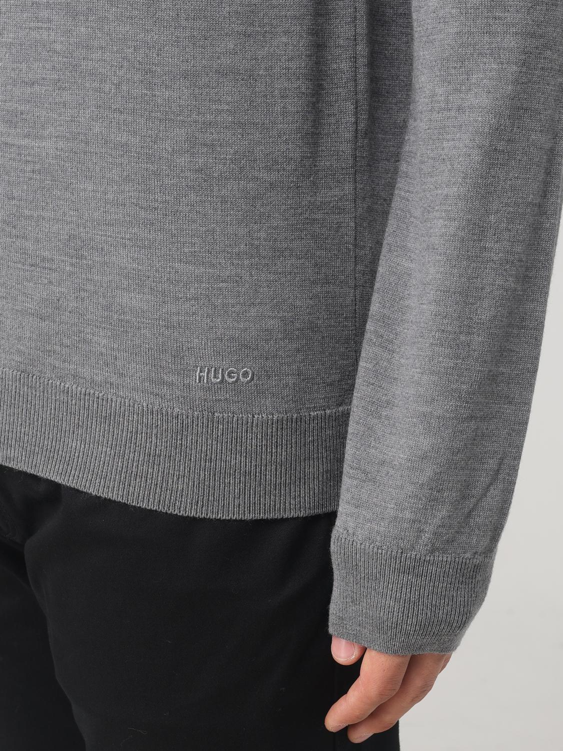 HUGO SWEATER: Sweater men Hugo, Grey - Img 3