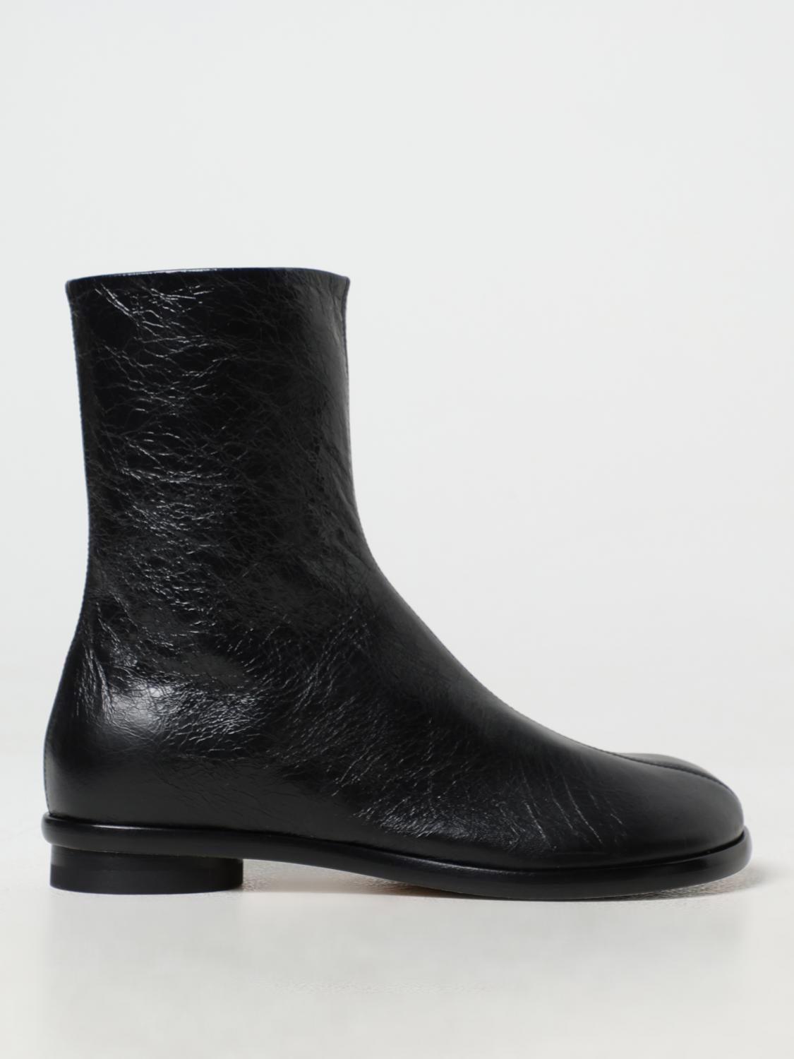 MATTIA CAPEZZANI FLAT ANKLE BOOTS: Boots woman Mattia Capezzani, Black - Img 1