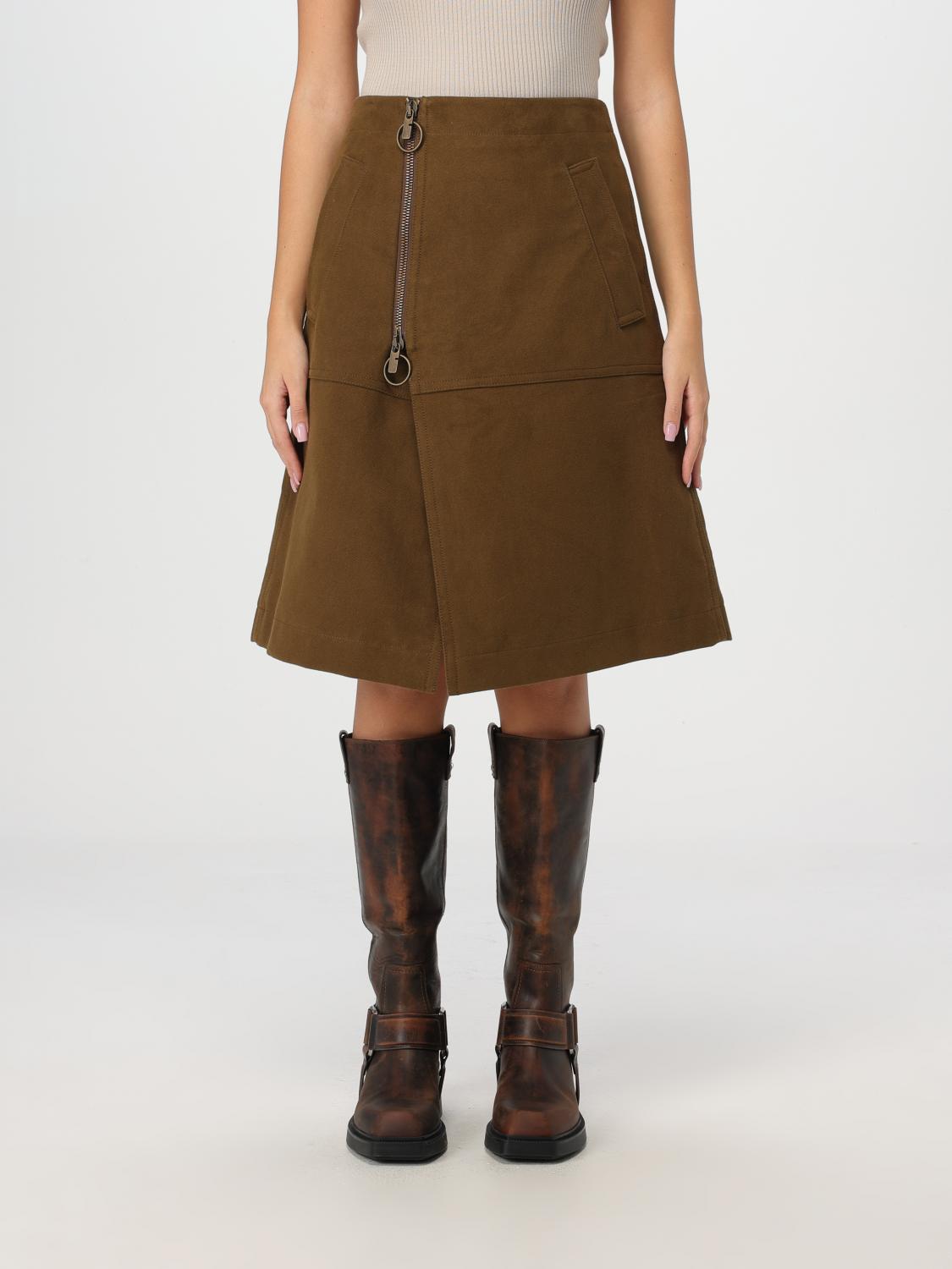 BURBERRY SKIRT: Skirt woman Burberry, Brown - Img 1