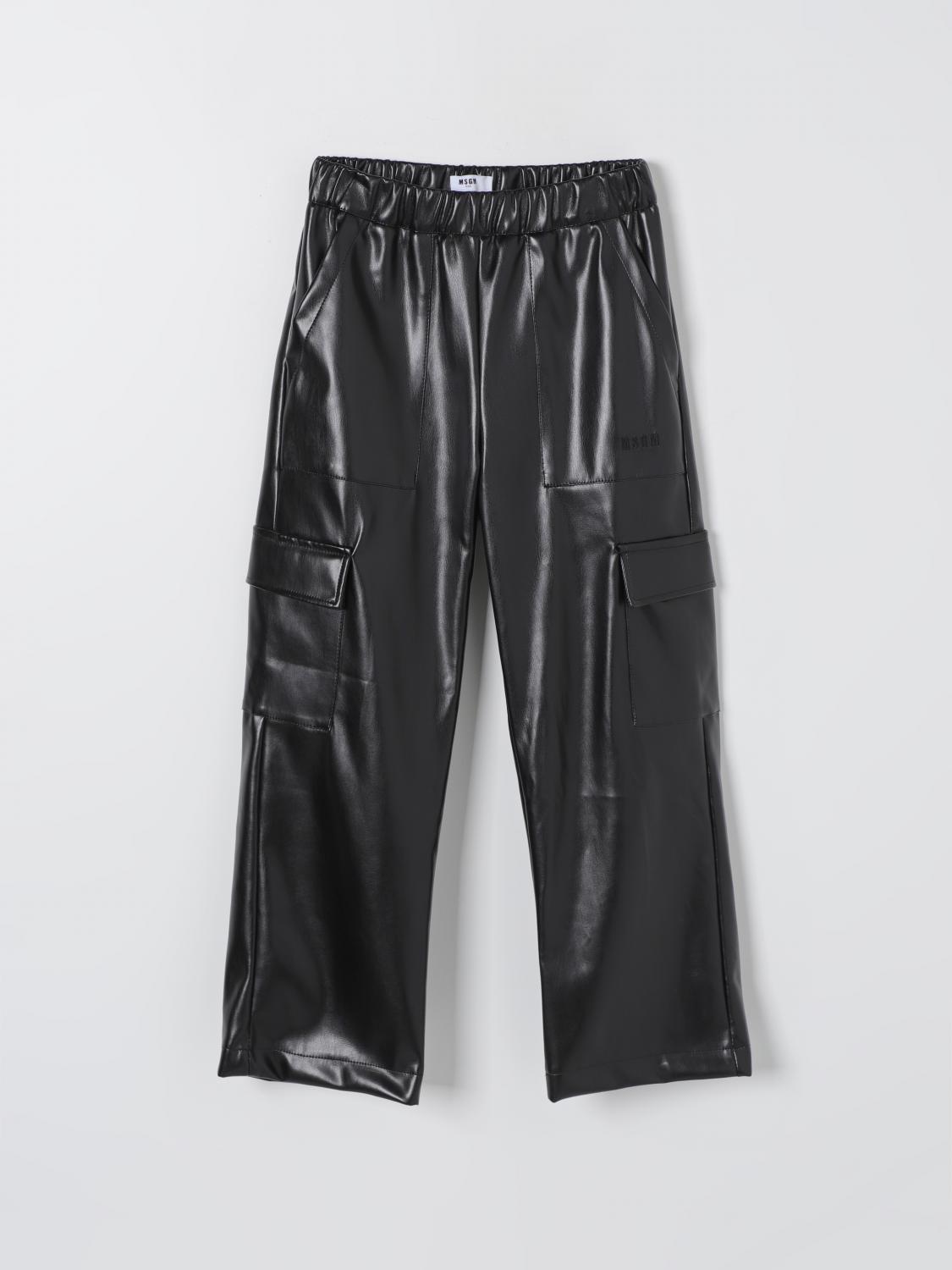 MSGM KIDS PANTS: Pants kids MSGM Kids, Black - Img 1