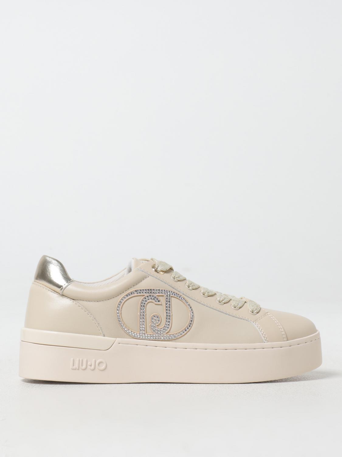 Giglio Sneakers Liu Jo in pelle con logo di strass