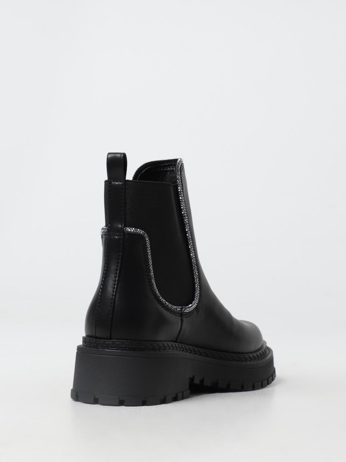 LIU JO FLAT ANKLE BOOTS: Boots woman Liu Jo, Black - Img 3