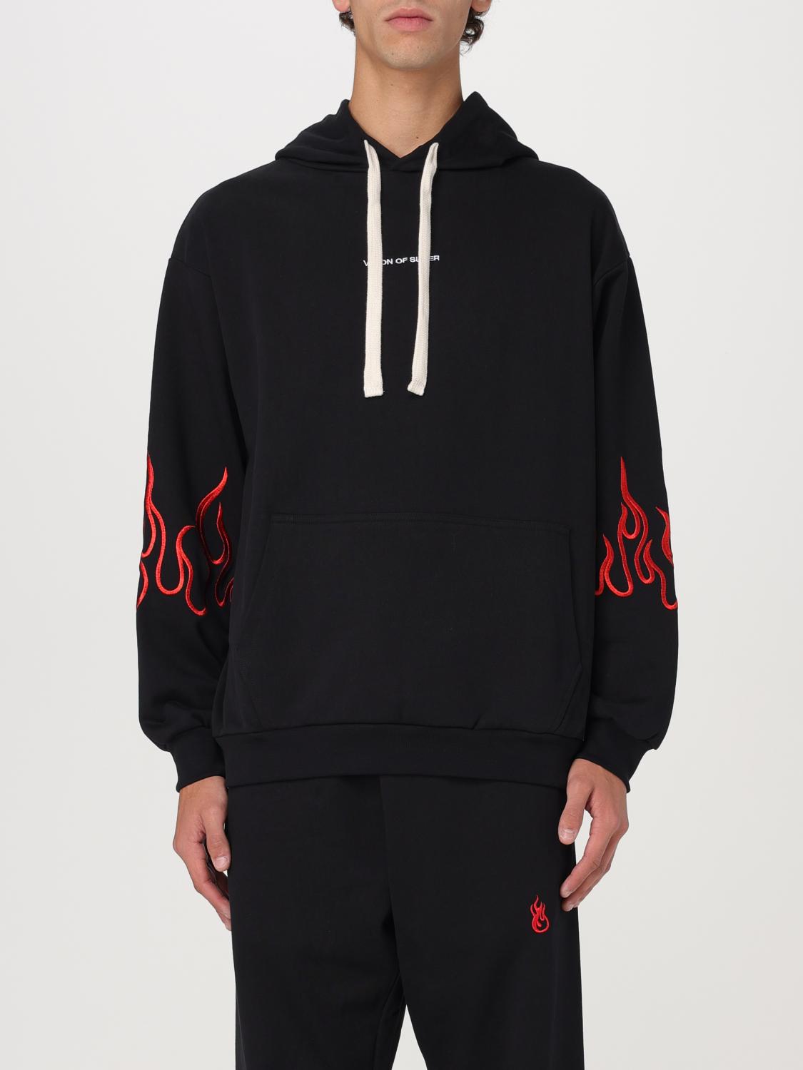 VISION OF SUPER SWEATSHIRT: Sweatshirt homme Vision Of Super, Noir - Img 1