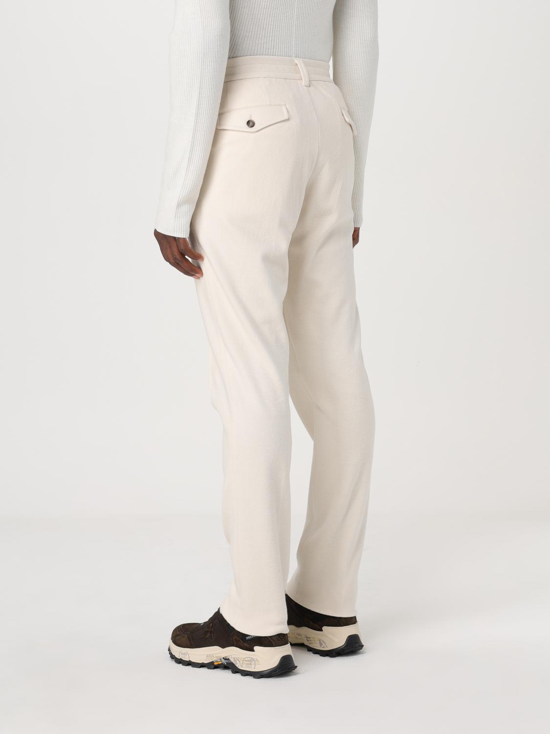 PAOLO PECORA PANTS: Pants men Paolo Pecora, White - Img 2