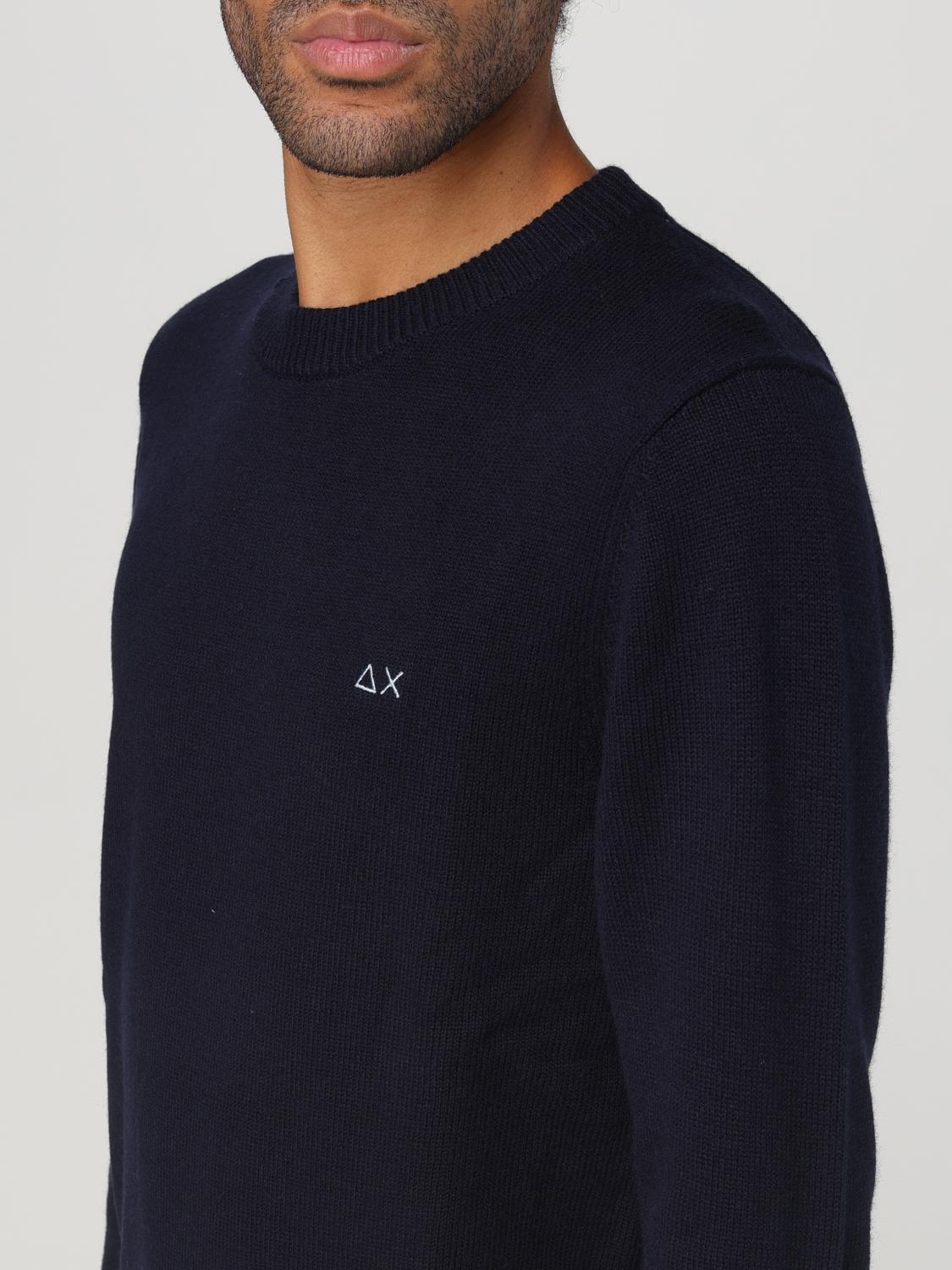 SUN68 セーター: セーター メンズ SUN68, ブルー - Img 3