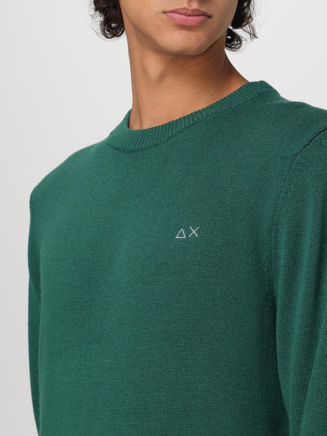 SUN68 SWEATER: Sweater men SUN68, Green - Img 3