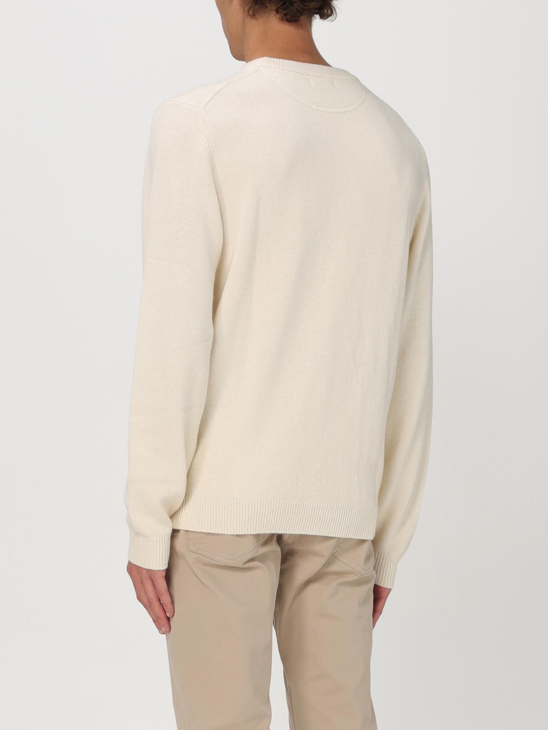 SUN 68 SWEATER: Sweater men SUN68, Yellow Cream - Img 2