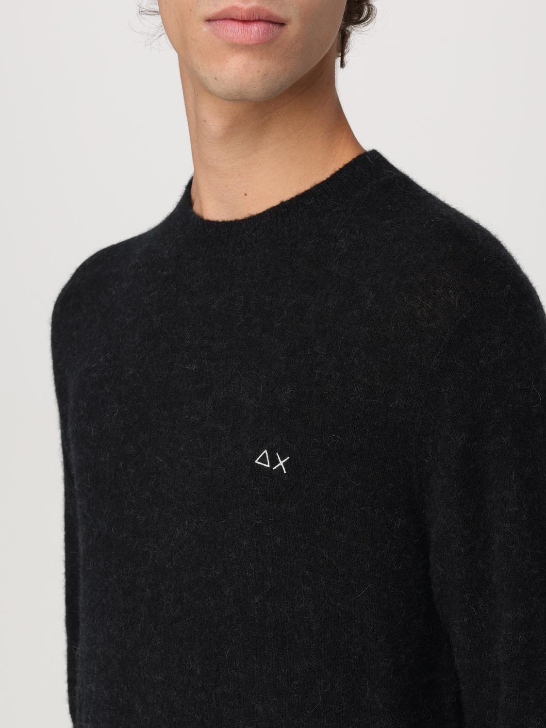 SUN 68 POLO SHIRT: SUN68 wool sweater, Black - Img 3