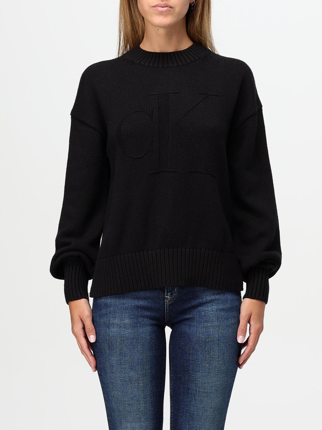 CALVIN KLEIN SWEATER: Sweater woman Calvin Klein, Black - Img 1