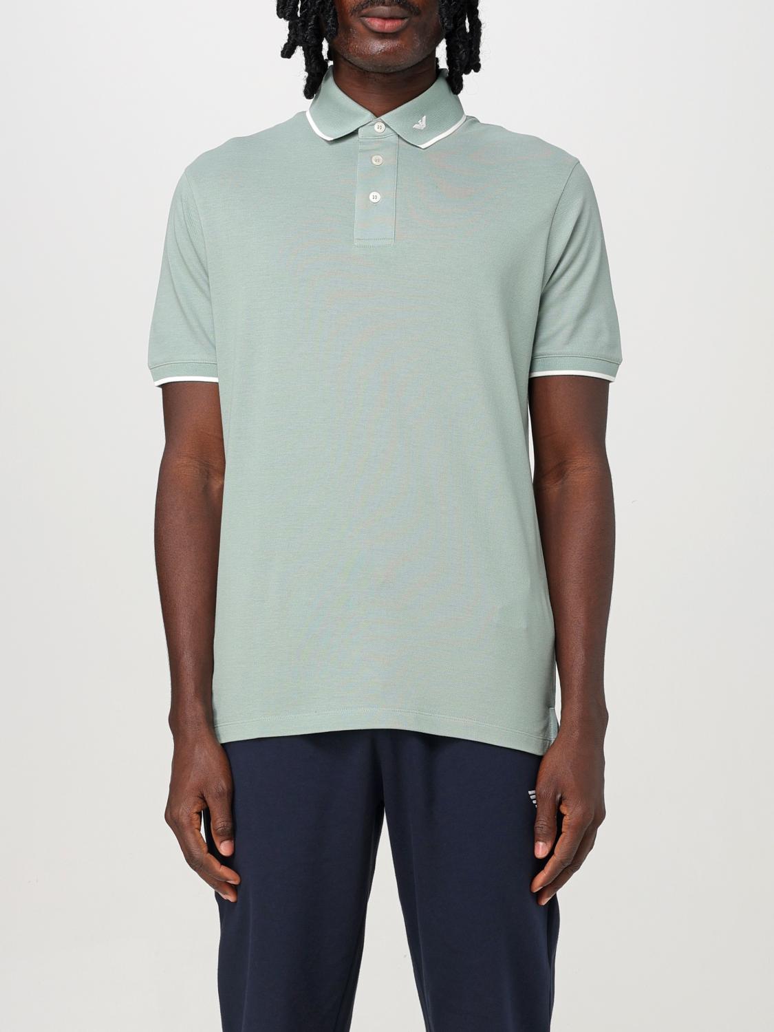 EMPORIO ARMANI POLO SHIRT: T-shirt men Emporio Armani, Gnawed Blue - Img 1