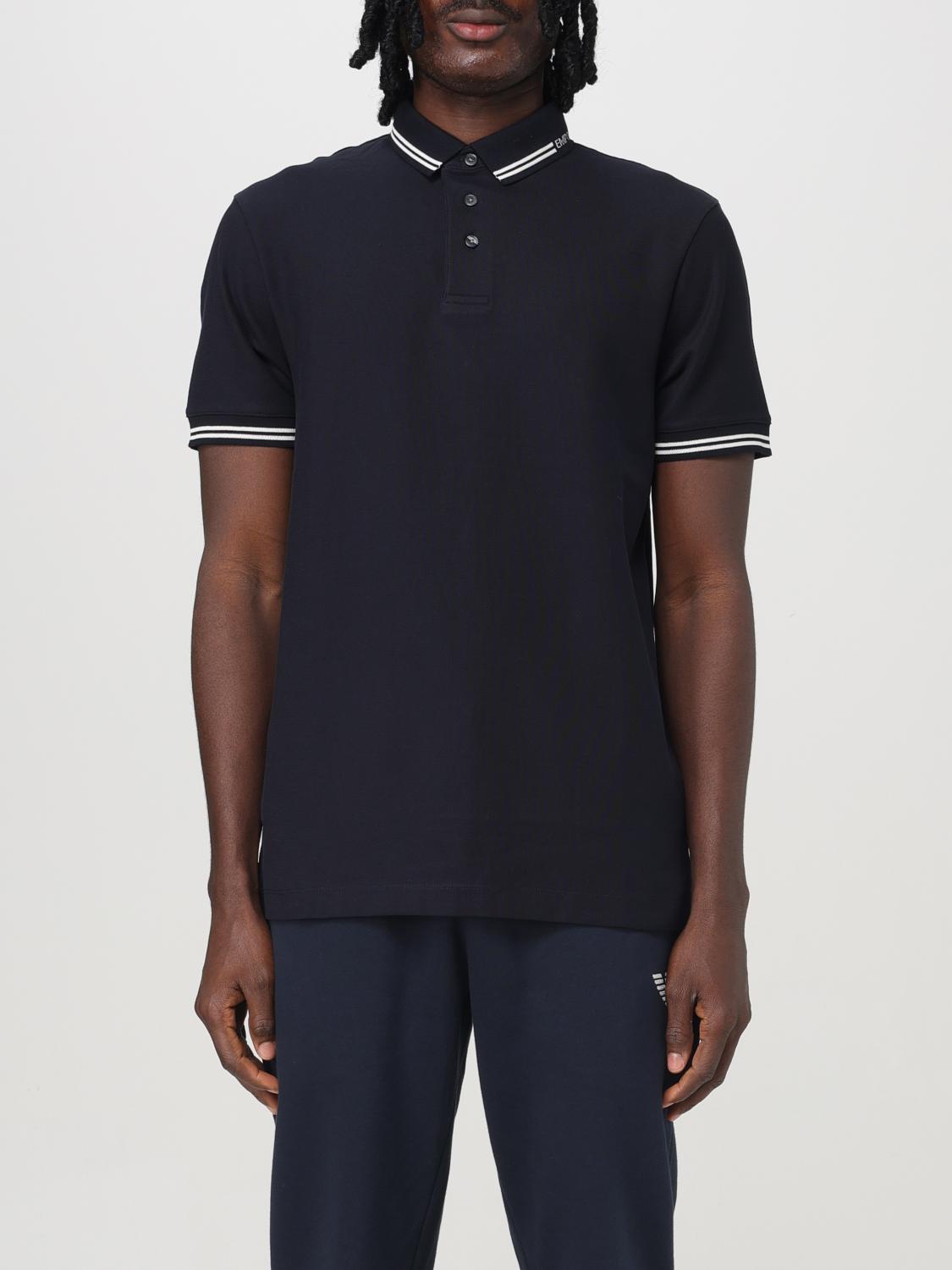 EMPORIO ARMANI POLO SHIRT: T-shirt men Emporio Armani, Blue 1 - Img 1