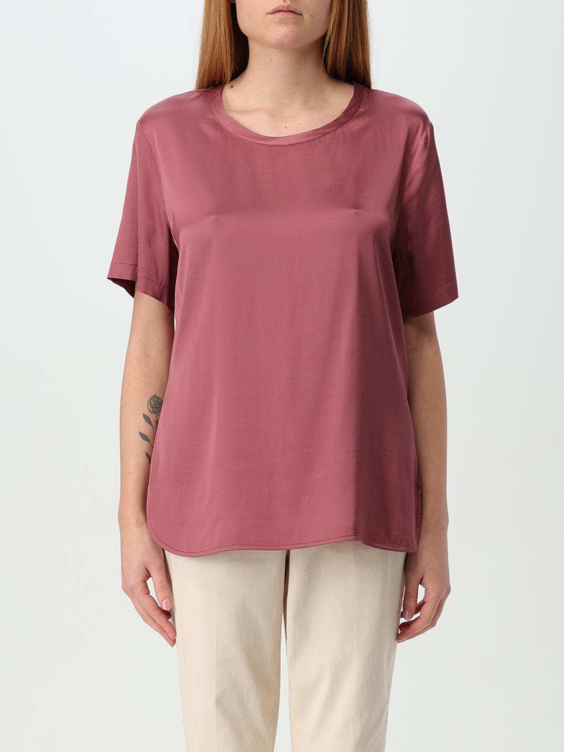 LIU JO T-SHIRT: T-shirt woman Liu Jo, Wine - Img 1