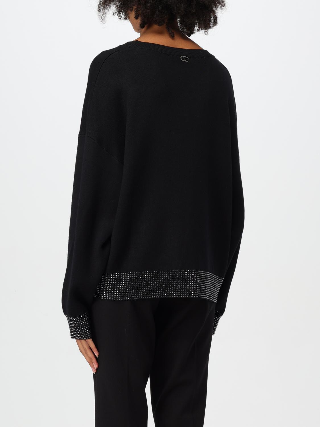 LIU JO SWEATER: Sweater woman Liu Jo, Black 1 - Img 2