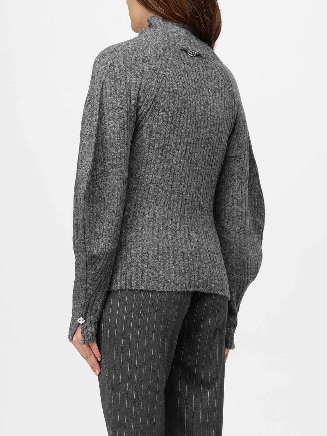 LIU JO SWEATER: Sweater woman Liu Jo, Grey - Img 2