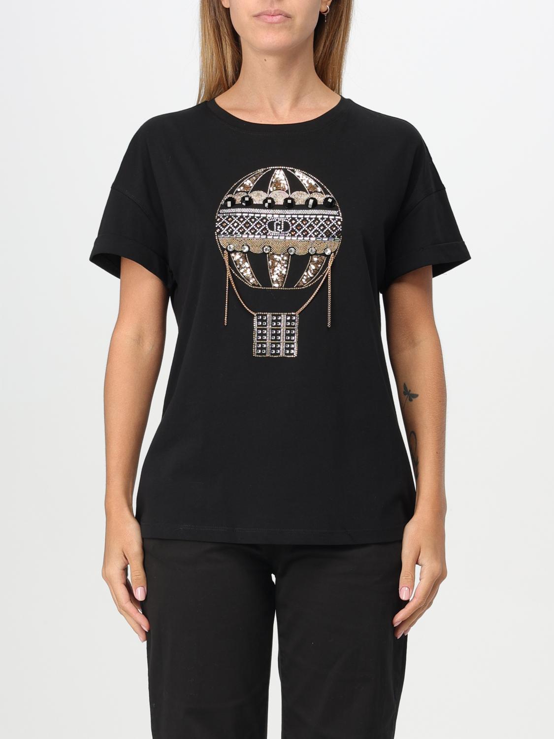 LIU JO T-SHIRT: T-shirt woman Liu Jo, Black - Img 1