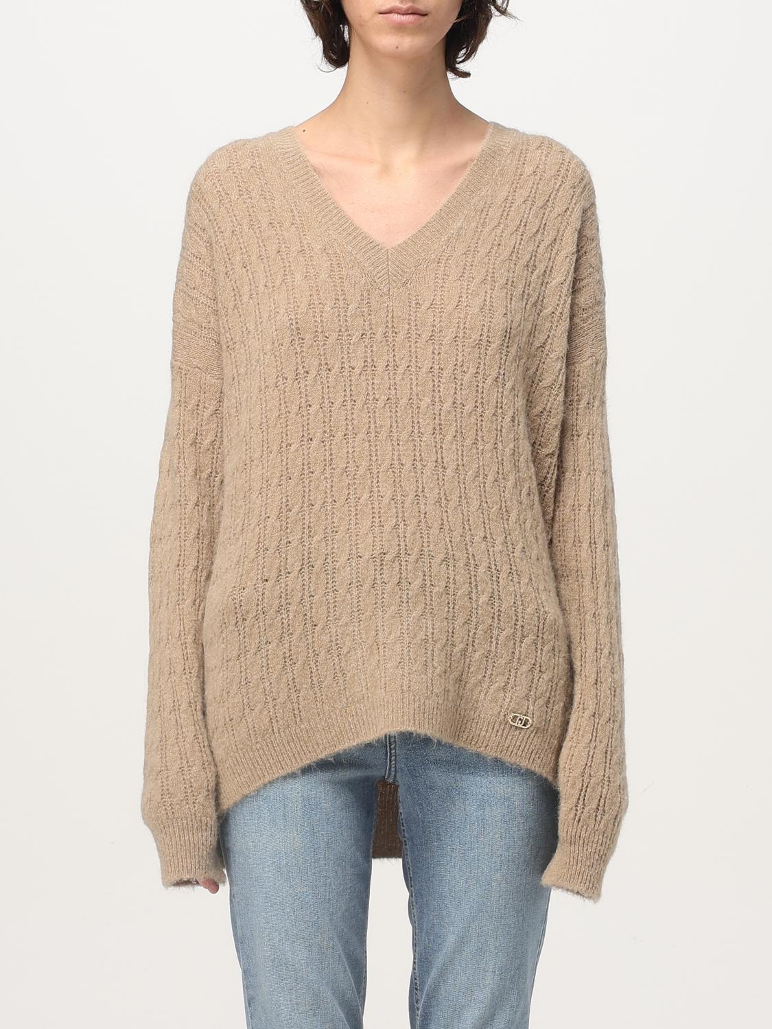 LIU JO SWEATER: Sweater woman Liu Jo, Gold - Img 1