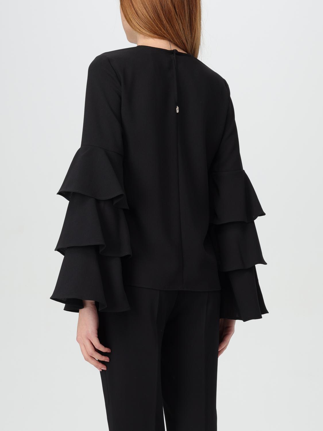 LIU JO TOP: Liu Jo women's blouse, Black - Img 2