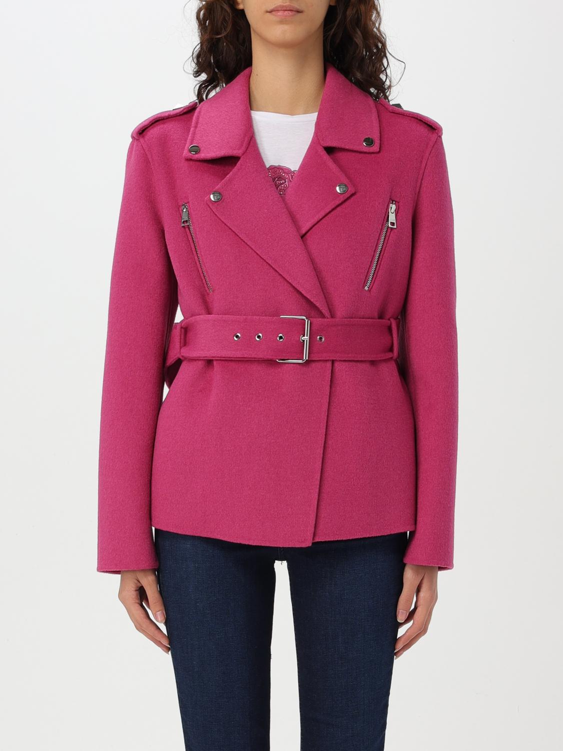 LIU JO JACKET: Coat woman Liu Jo, Fuchsia - Img 1