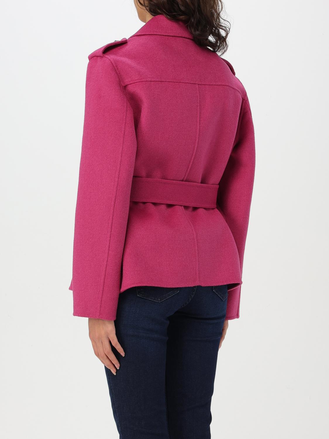 LIU JO JACKET: Coat woman Liu Jo, Fuchsia - Img 2