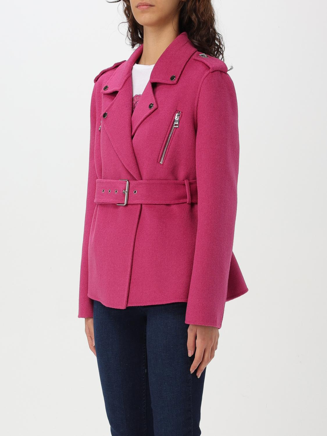 LIU JO JACKET: Coat woman Liu Jo, Fuchsia - Img 3