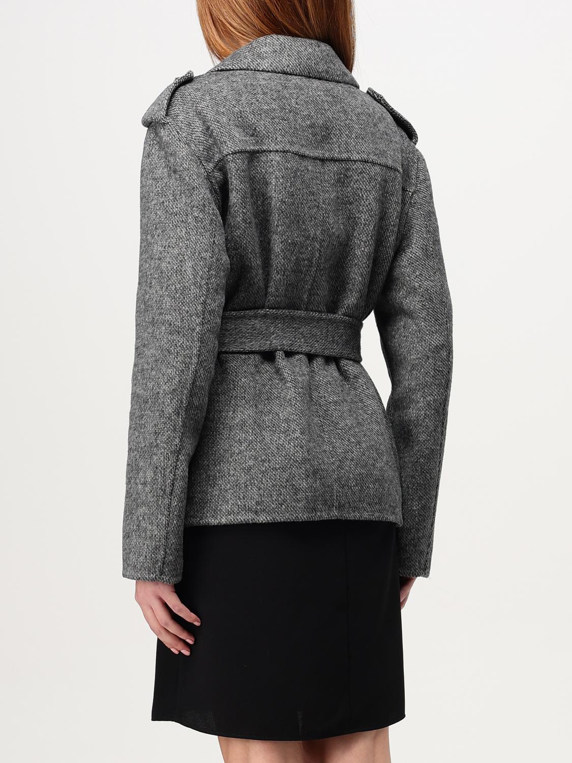 LIU JO JACKET: Coat woman Liu Jo, Grey - Img 2