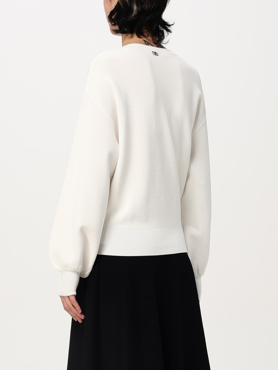 LIU JO SWEATER: Sweater woman Liu Jo, White - Img 2